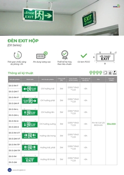 Báo giá đèn khẩn cấp 2025